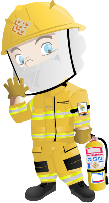 Mascota INGESIN incendios